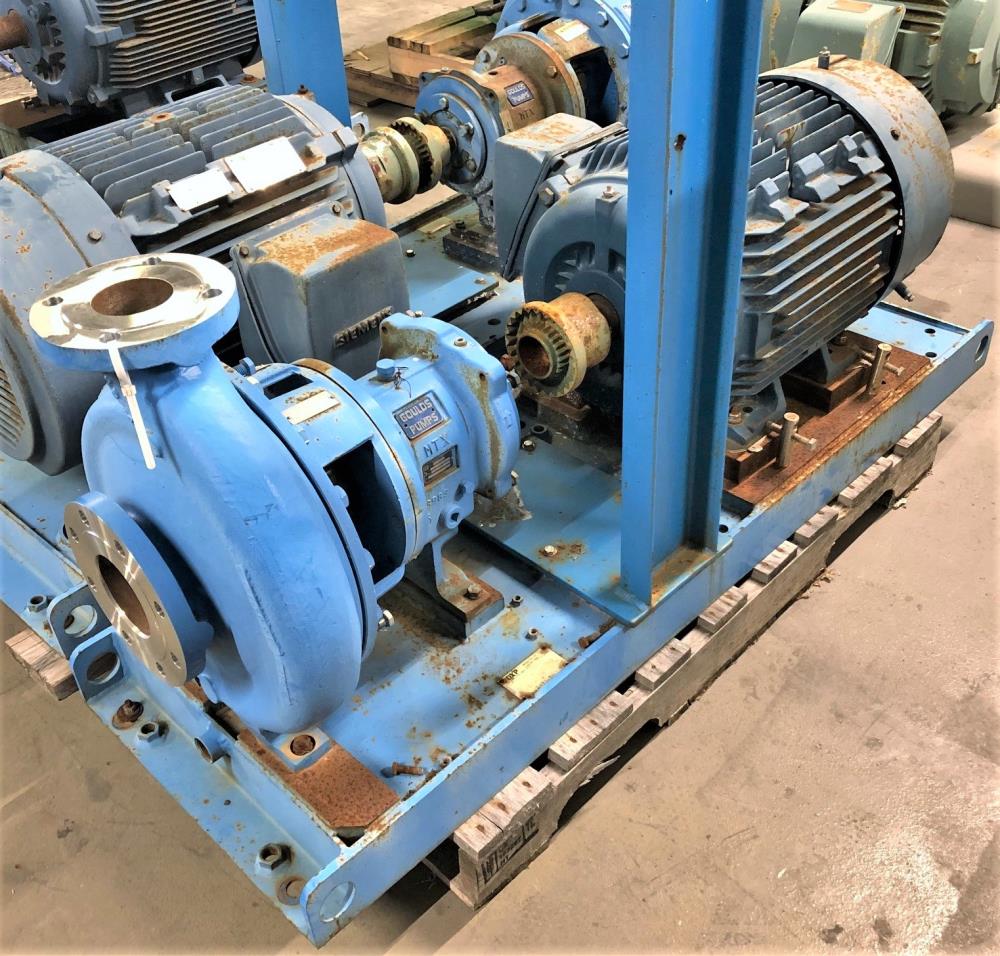 Goulds 3196 MTX Centrifugal Pump, 3"x4"-13", 316 SS w/ 50 HP Motor